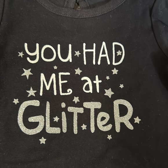 You had me at glitter onesie - Picture 4 of 4